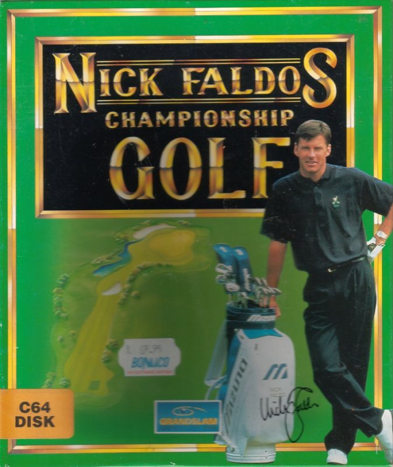 Nick Faldo's Championship Golf box art