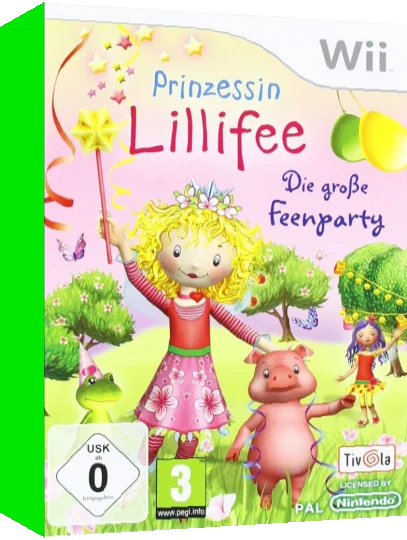 Princess Lillifee - The Big Fairy Party — box-3D (DE)