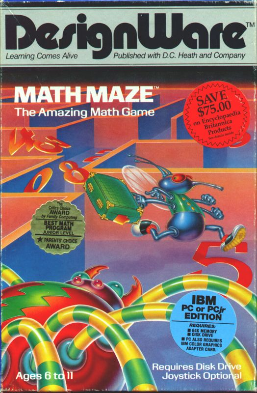 Math Maze box art
