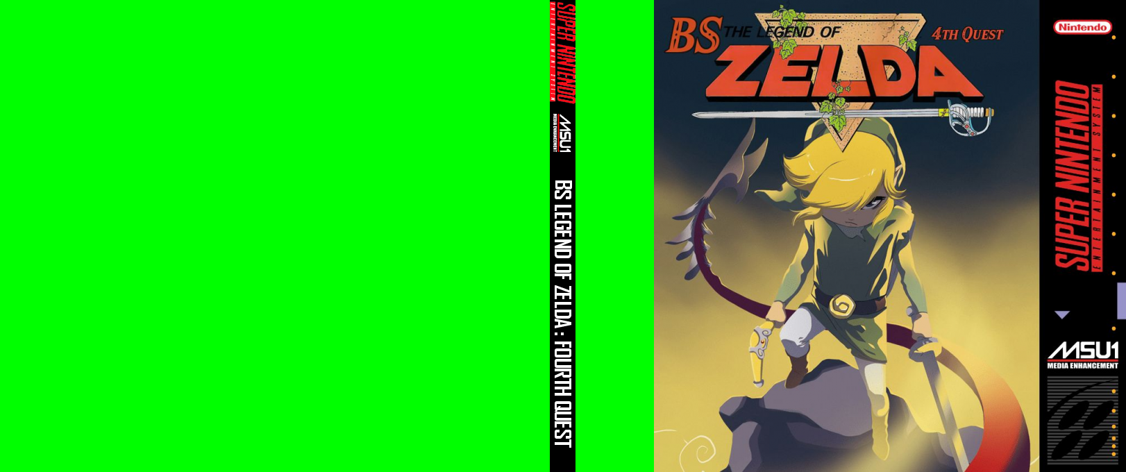 Bs Legend Of Zelda - Fourth Quest — box-texture (US)