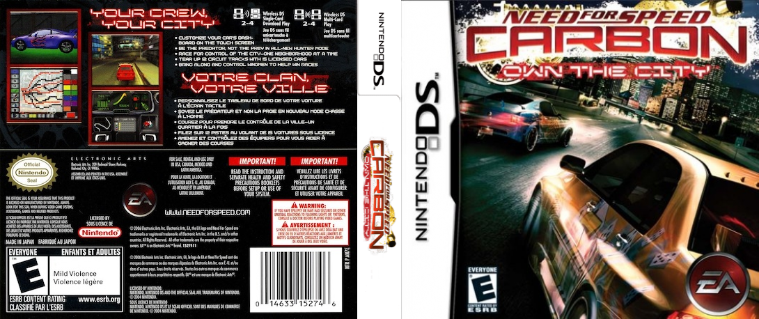 Need For Speed Carbon - Own The City — box-texture (US)