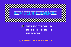 Animal Crossing - Excitebike — sstitle (WOR)
