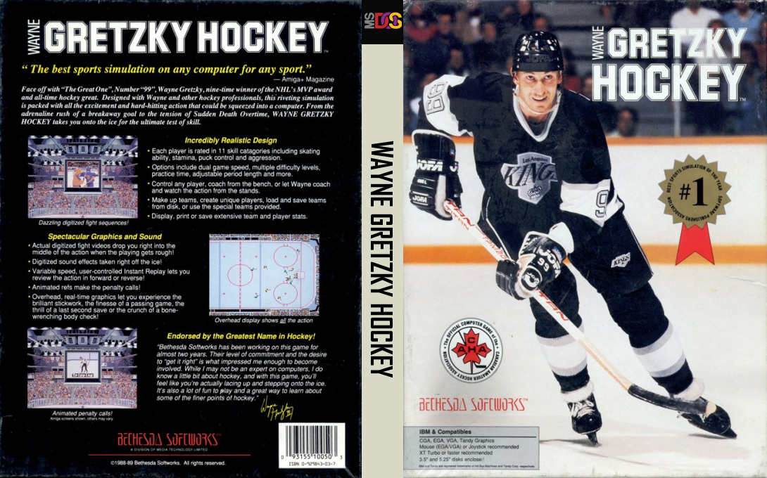 Wayne Gretzky Hockey — box-texture (US)