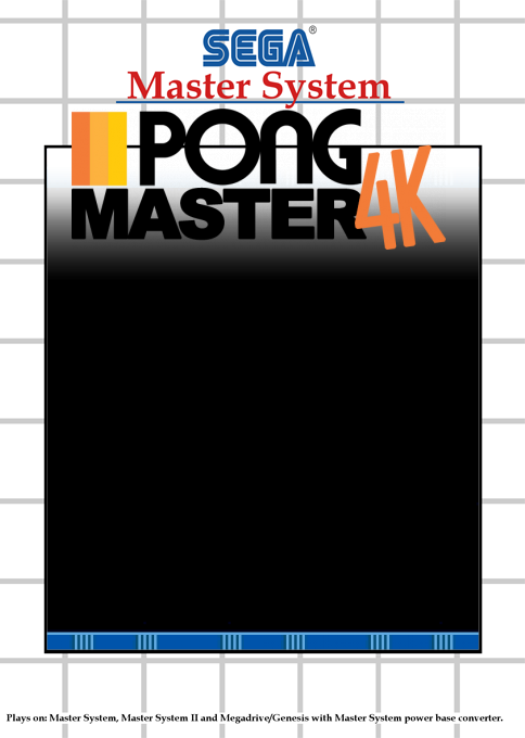 Pong Master 4k box art