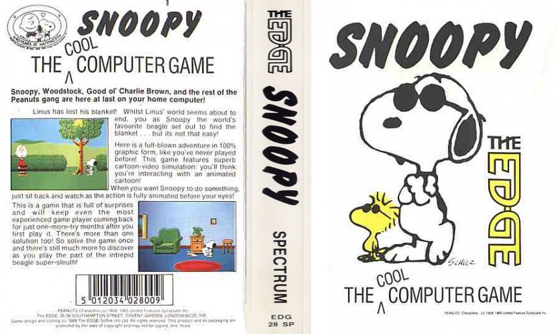 Snoopy - The Cool Computer Game — box-texture (EU)
