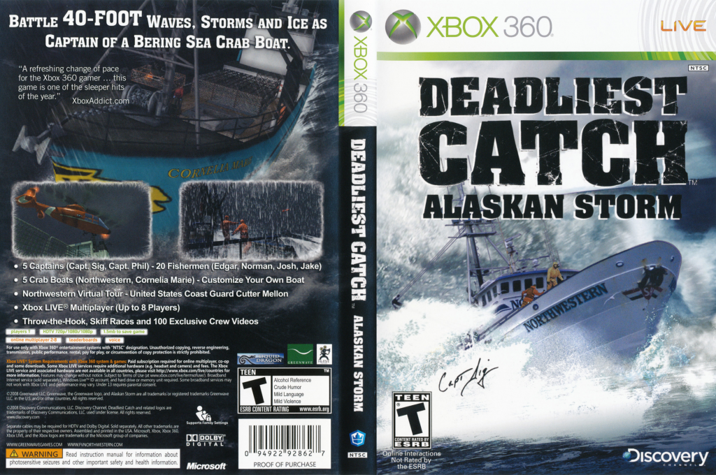 Deadliest Catch - Alaskan Storm — box-texture (US)