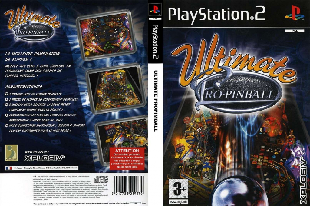 Ultimate Pro Pinball — box-texture (FR)