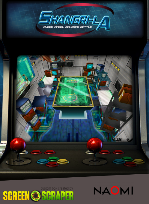 Dengen Tenshi Taisen Mahjong Shangri-La box art