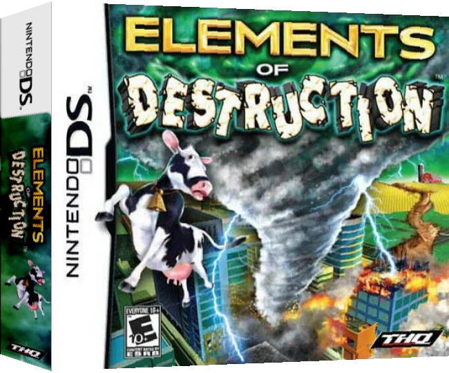 Elements of Destruction — box-3D (US)