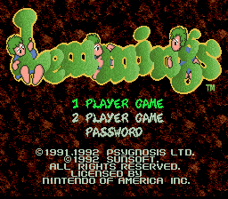Lemmings — sstitle (WOR)