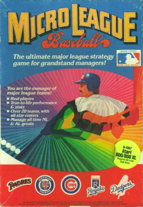 MicroLeague Baseball box art