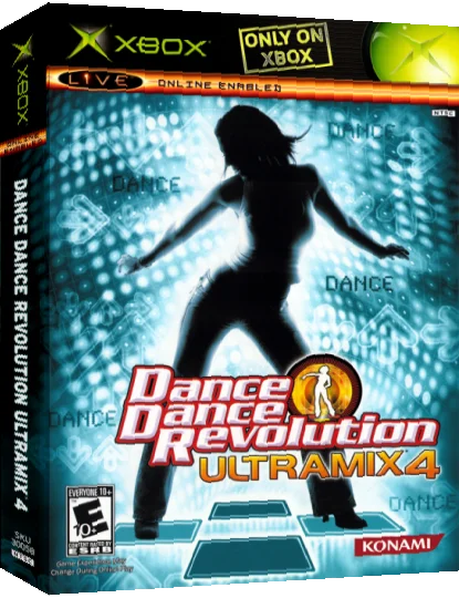 Dance Dance Revolution Ultramix 4 — box-3D (US)