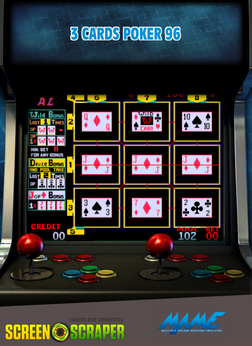 3 Cards Poker 96 box art