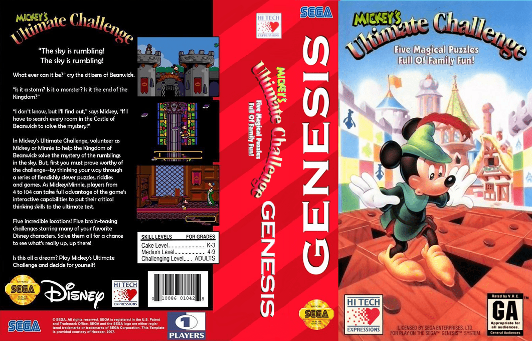 Mickey's Ultimate Challenge — box-texture (US)