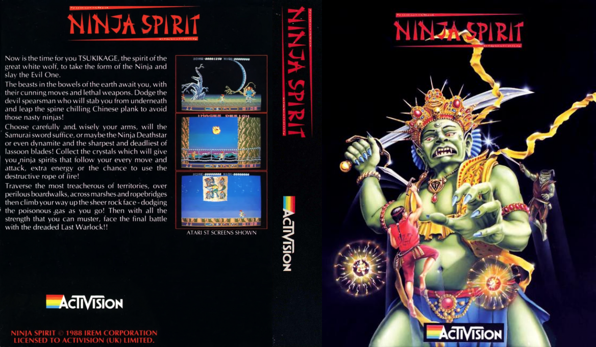 Ninja Spirit — box-texture (EU)