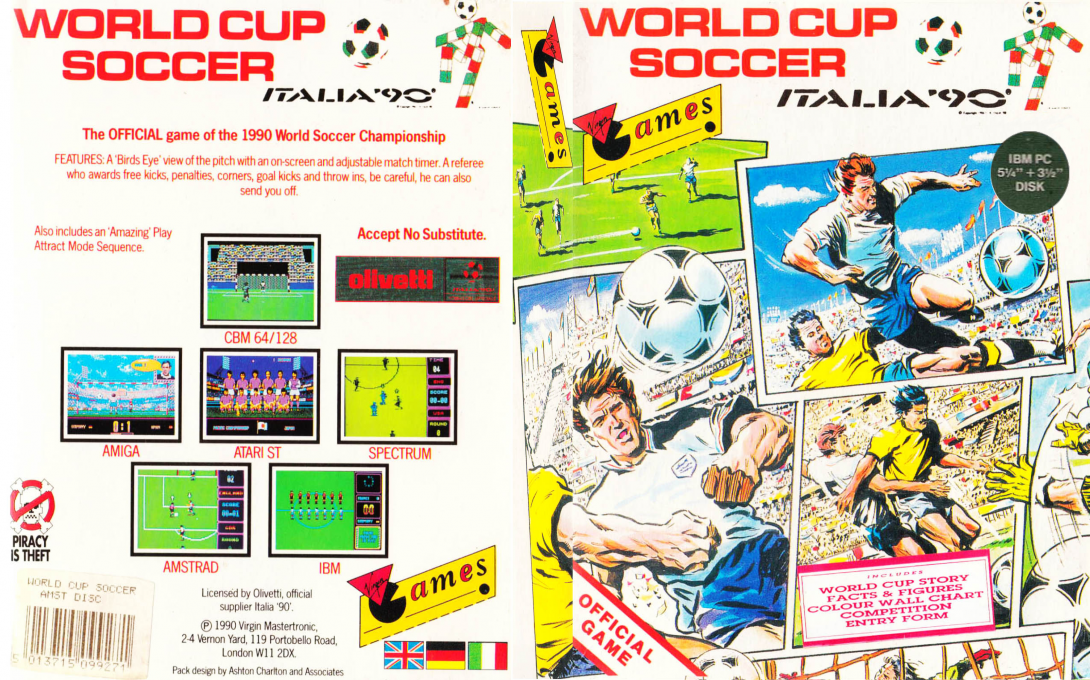 World Cup Soccer - Italia '90 — box-texture (EU)