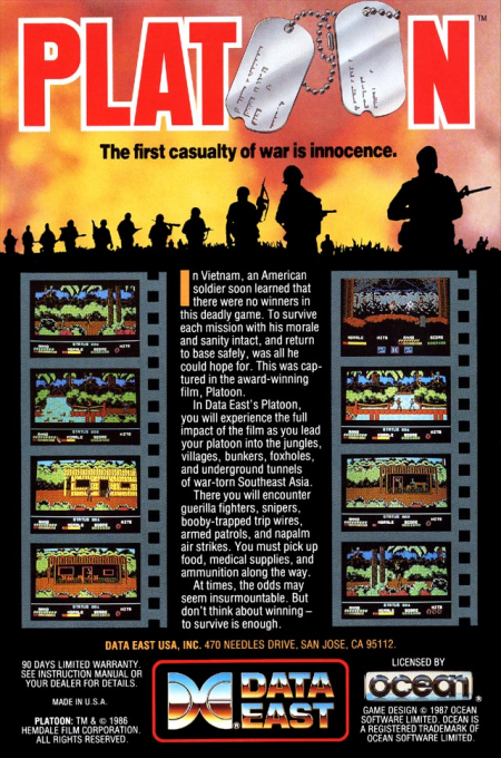 Platoon — box-2D-back (US)