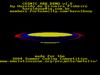 Cosmic Ark — sstitle (WOR)