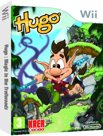 Hugo - Magic in the Trollwoods — box-3D (EU)