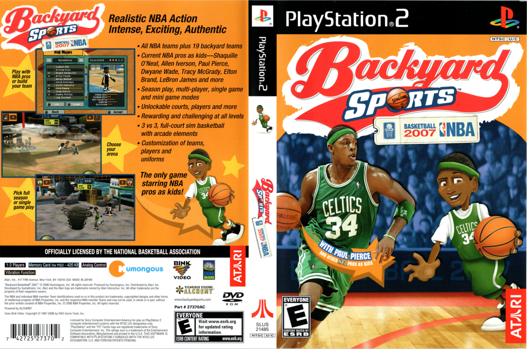 Backyard Sports - Basketball 2007 — box-texture (US)