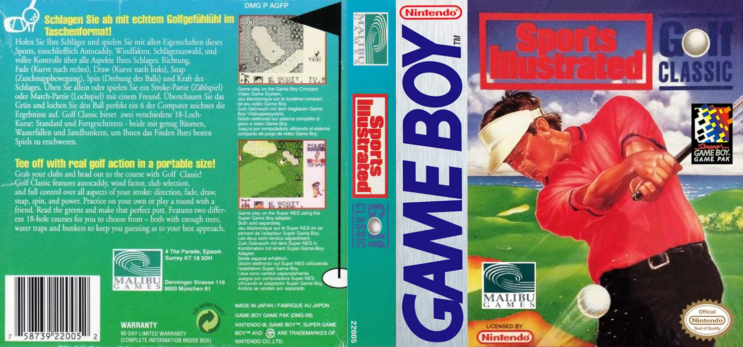 Sports Illustrated - Golf Classic — box-texture (US)