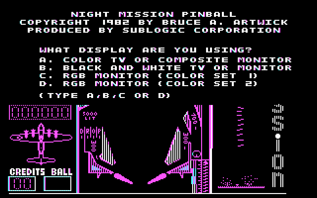 Night Mission Pinball — sstitle (US)