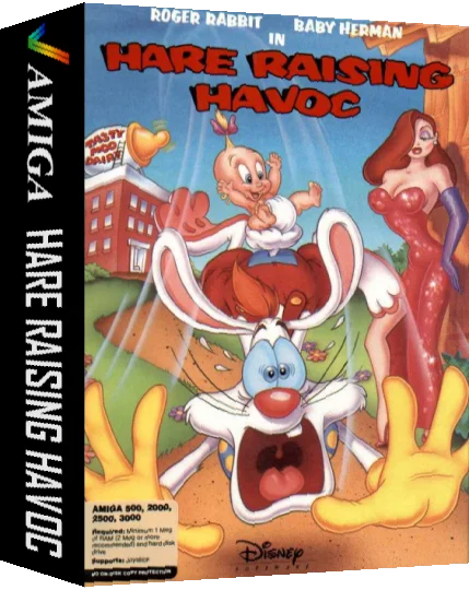 Hare Raising Havoc — box-3D (US)