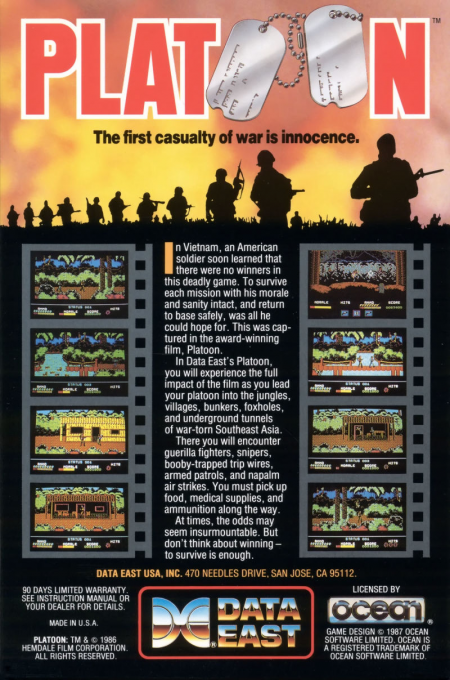 Platoon — box-2D-back (US)