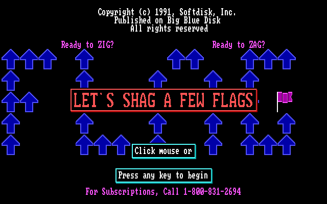 Zig Zag Flag Shag box art