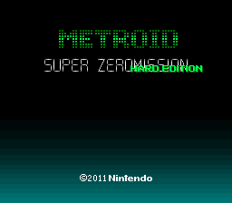 Super Metroid - Zero Mission — sstitle (WOR)