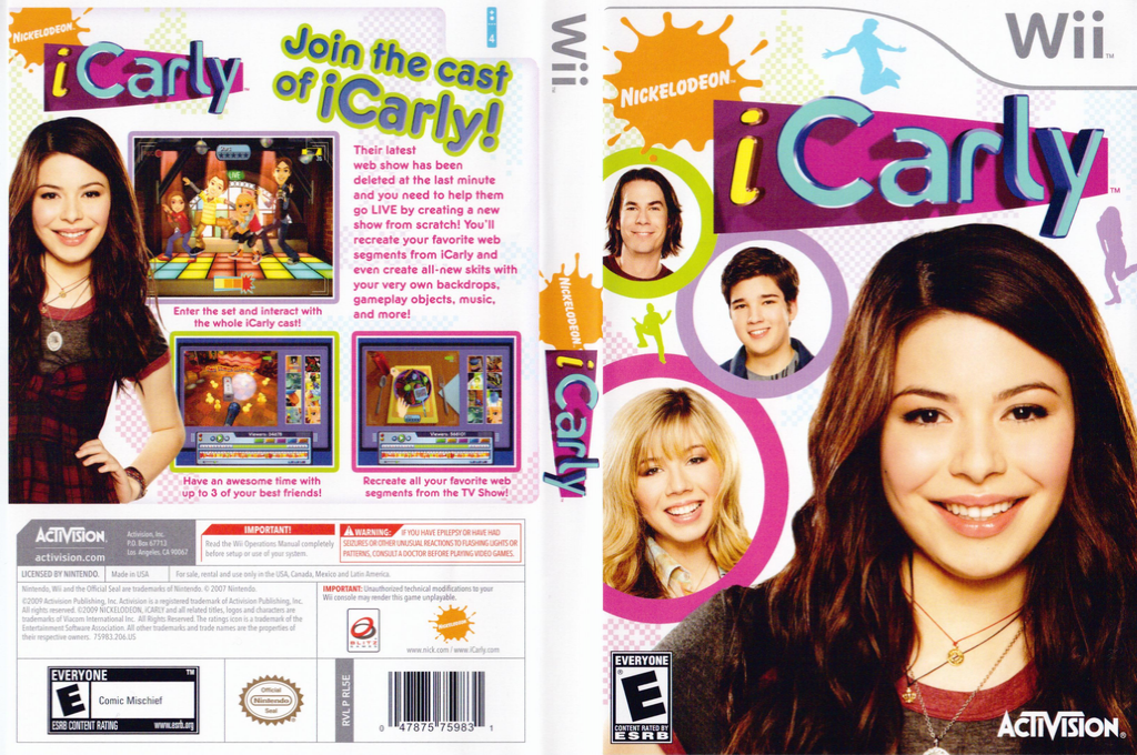 Nickelodeon iCarly — box-texture (US)