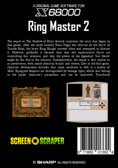 Ring Master 2 — box-2D-back (SS)