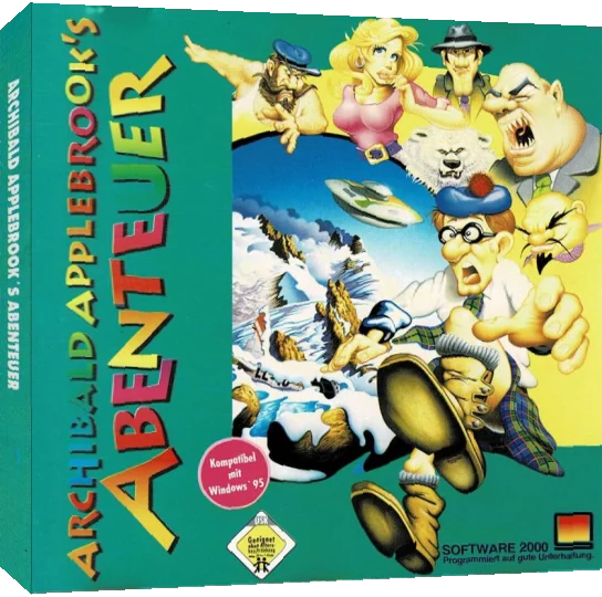 Archibald Applebrook's Abenteuer — box-3D (DE)