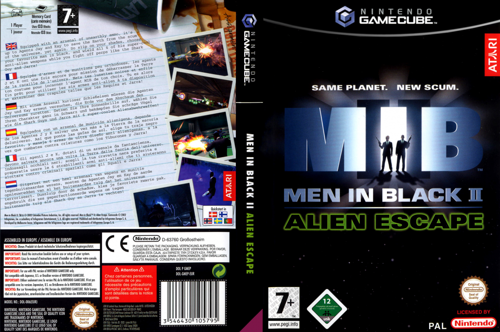 Men in Black II - Alien Escape — box-texture (EU)