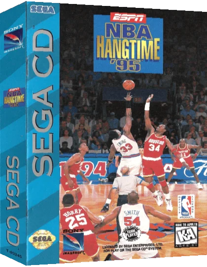 ESPN NBA Hangtime '95 — box-3D (US)
