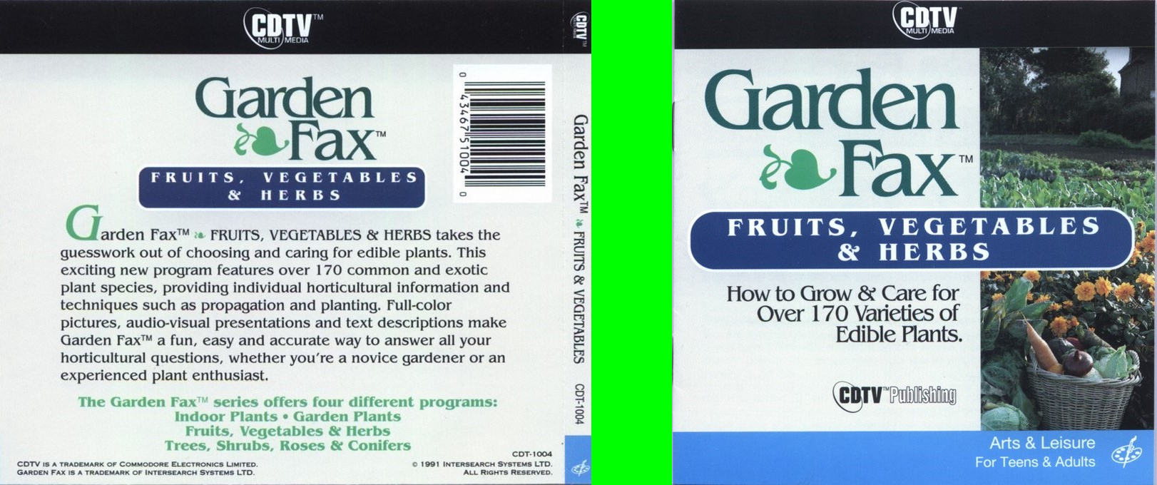 Garden Fax - Fruits, Vegetables And Herbs — box-texture (WOR)