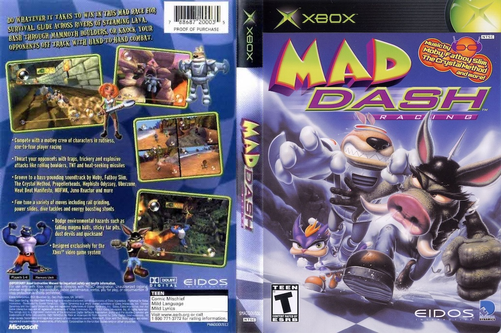 Mad Dash Racing — box-texture (US)