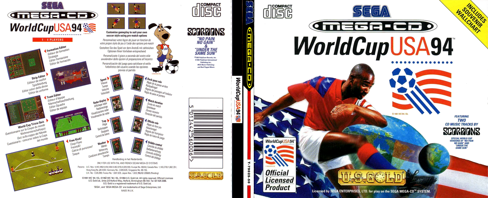 World Cup USA '94 — box-texture (EU)