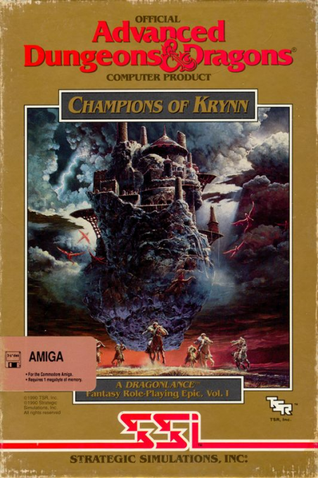 Advanced Dungeons & Dragons - Champions of Krynn - A DragonLance Fantasy Role-Playing Epic, Vol.I box art