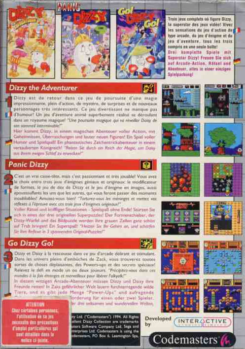 Excellent Dizzy Collection, The — box-scan (EU)