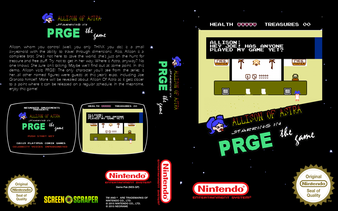 Allison of Astra Starring in PRGE the Game — box-texture (SS)