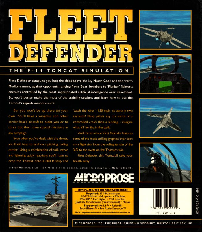 Fleet Defender — box-2D-back (EU)