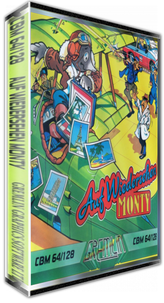 Auf Wiedersehen Monty — box-3D (EU)