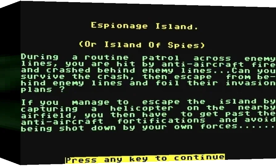 Espionage Island - Island Of Spies — box-3D (WOR)