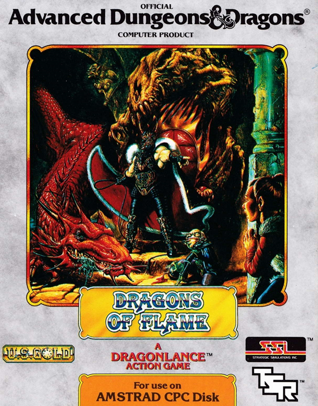 Dragons Of Flame box art