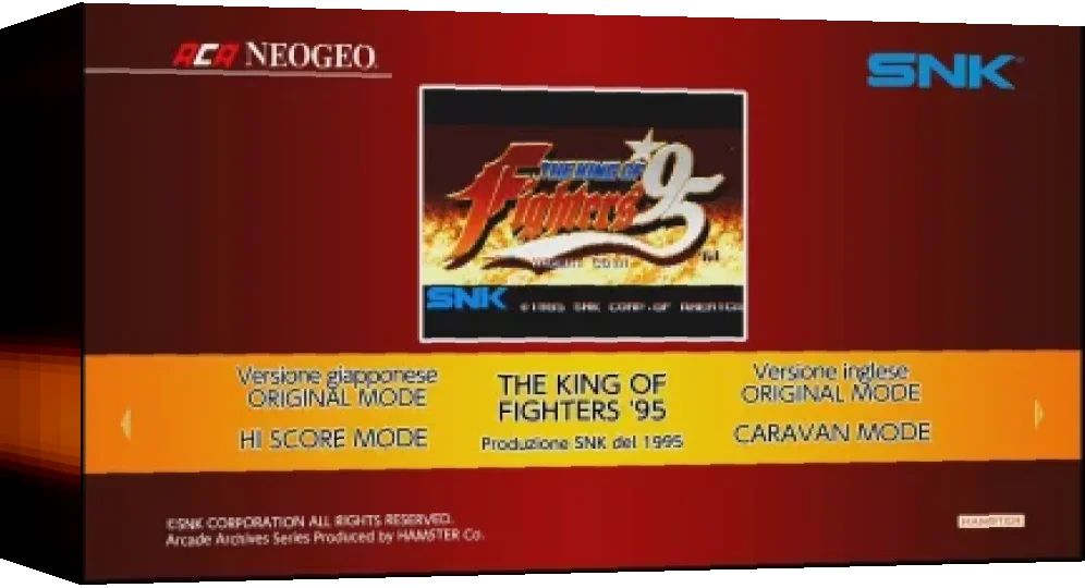 Aca Neogeo The King Of Fighters '95 — box-3D (WOR)