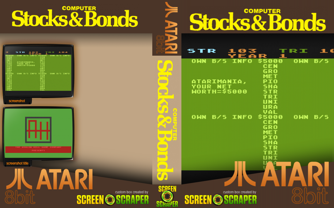 Computer Stocks And Bonds — box-texture (SS)