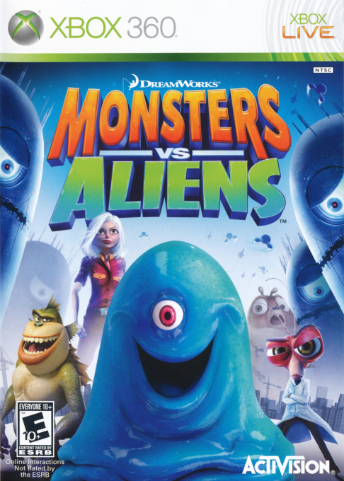 Monstres Contre Aliens box art
