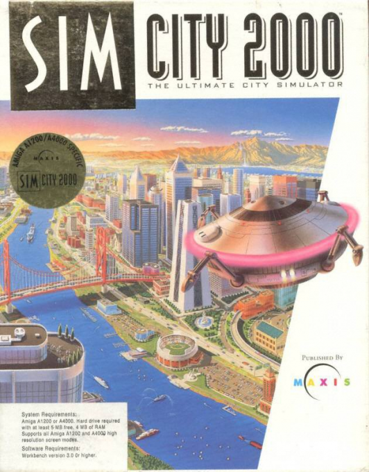 SimCity 2000 box art