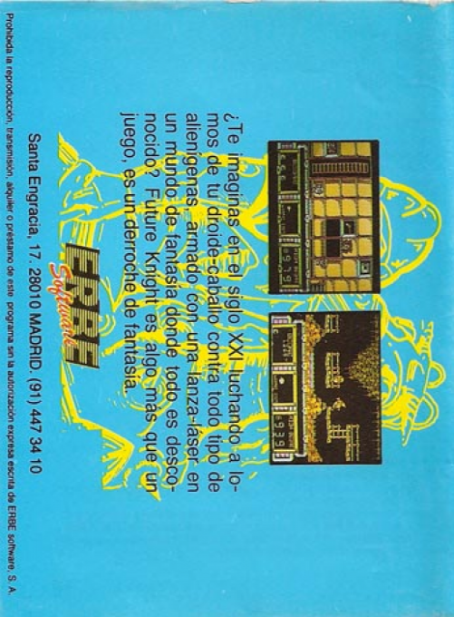 Future Knight — box-2D-back (EU)